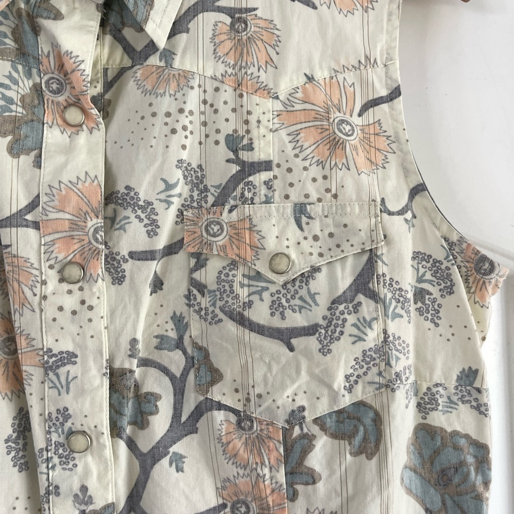Vintage Roper Sleeveless Western Shirt - M - Picture 3 of 5